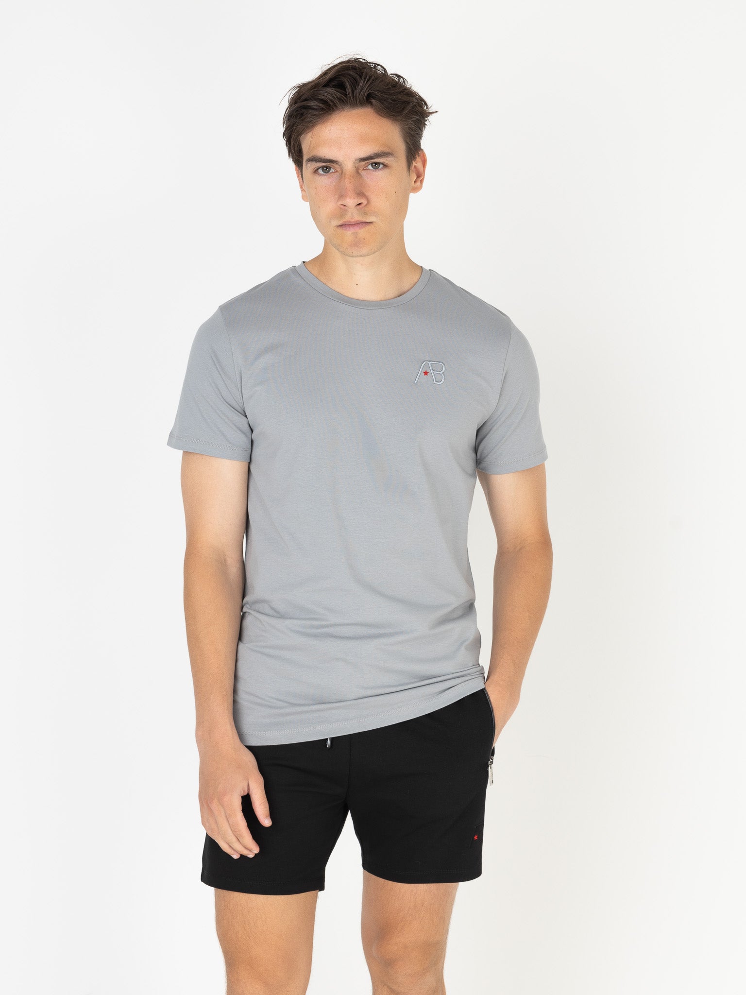 Basic Slim-Fit Tee | Ultimate Grey