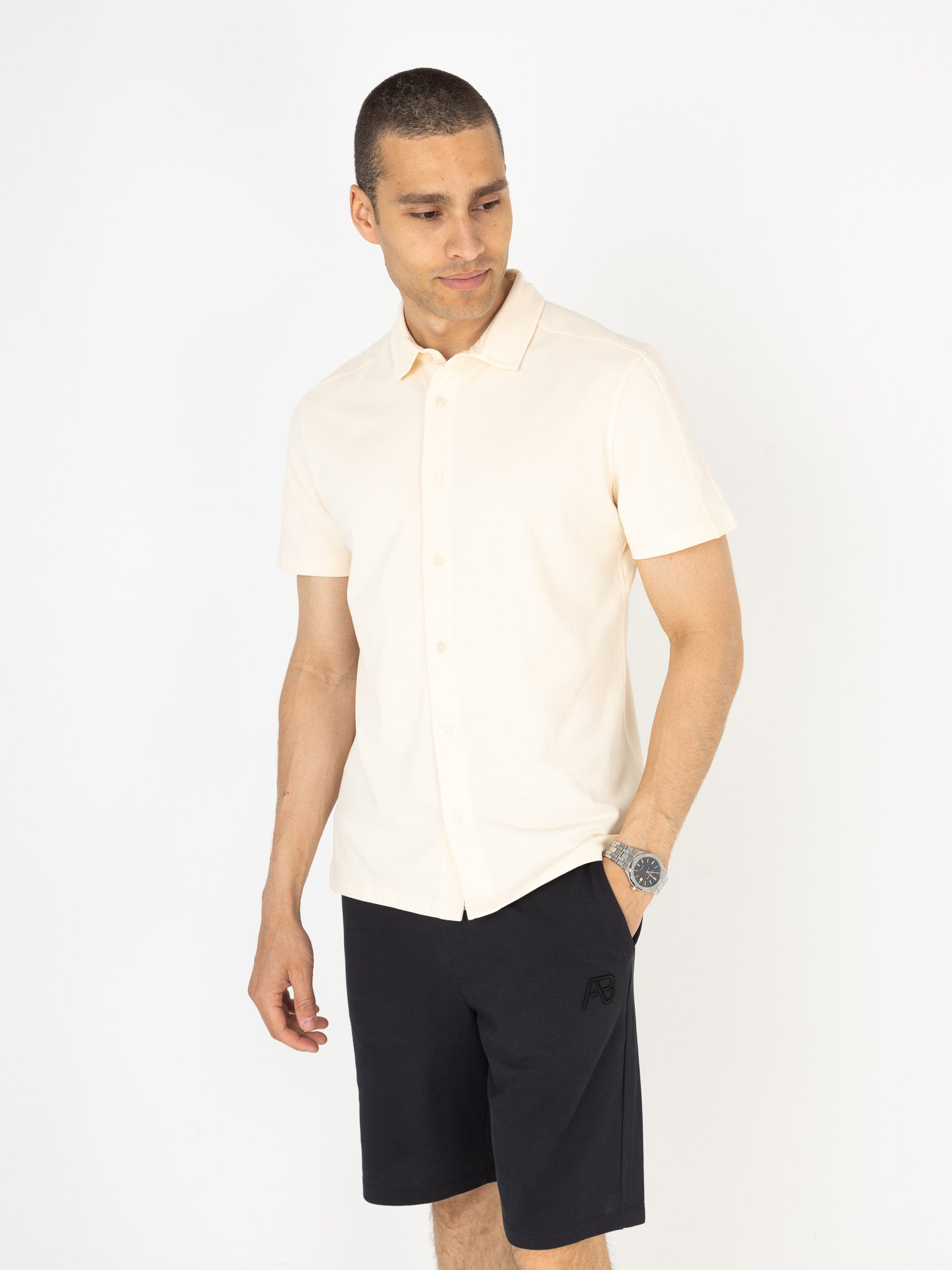 Casual Chino Short | Jet Black