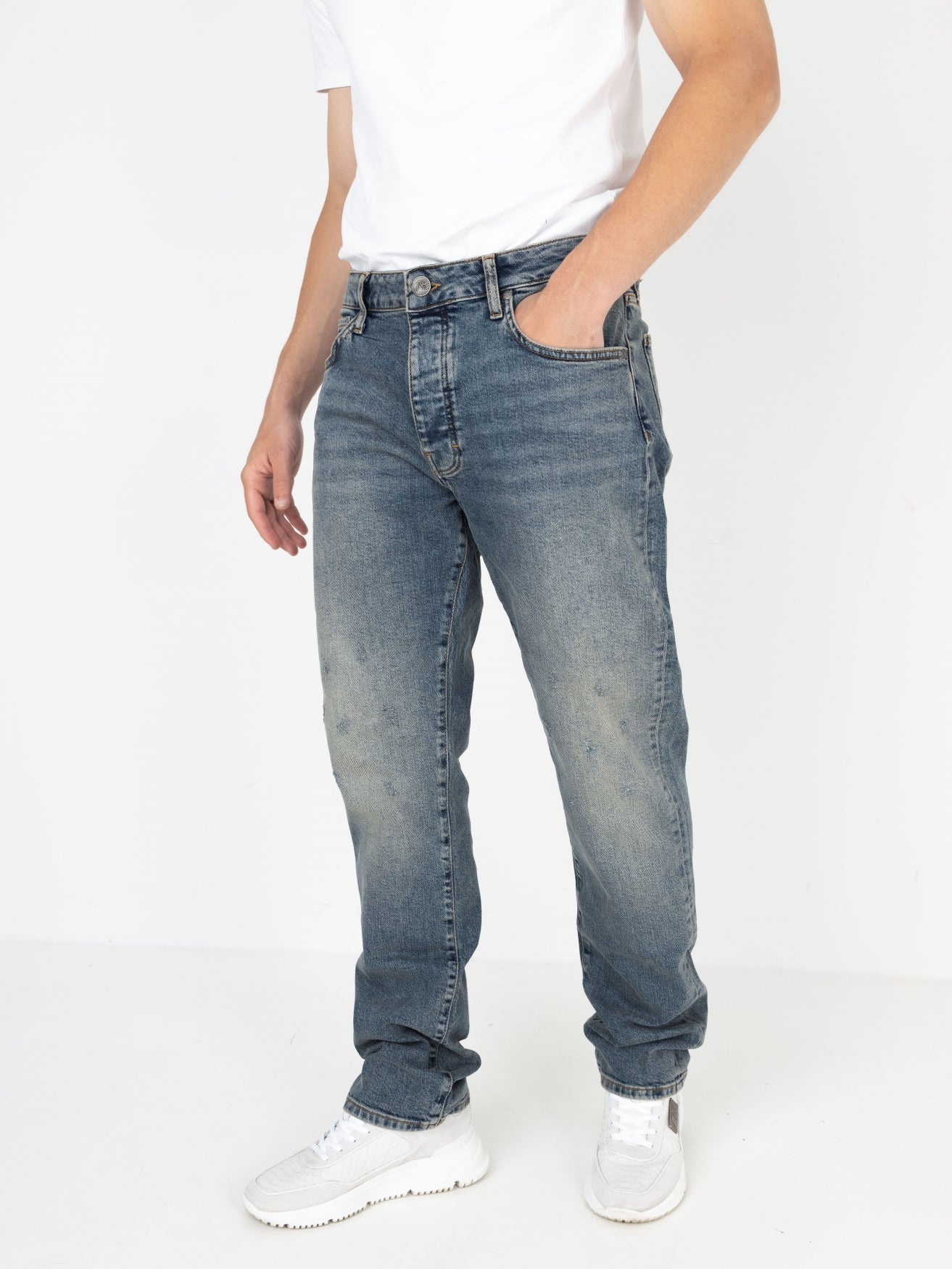 London Denim Jeans (Loose-Fit) | Mid Blue