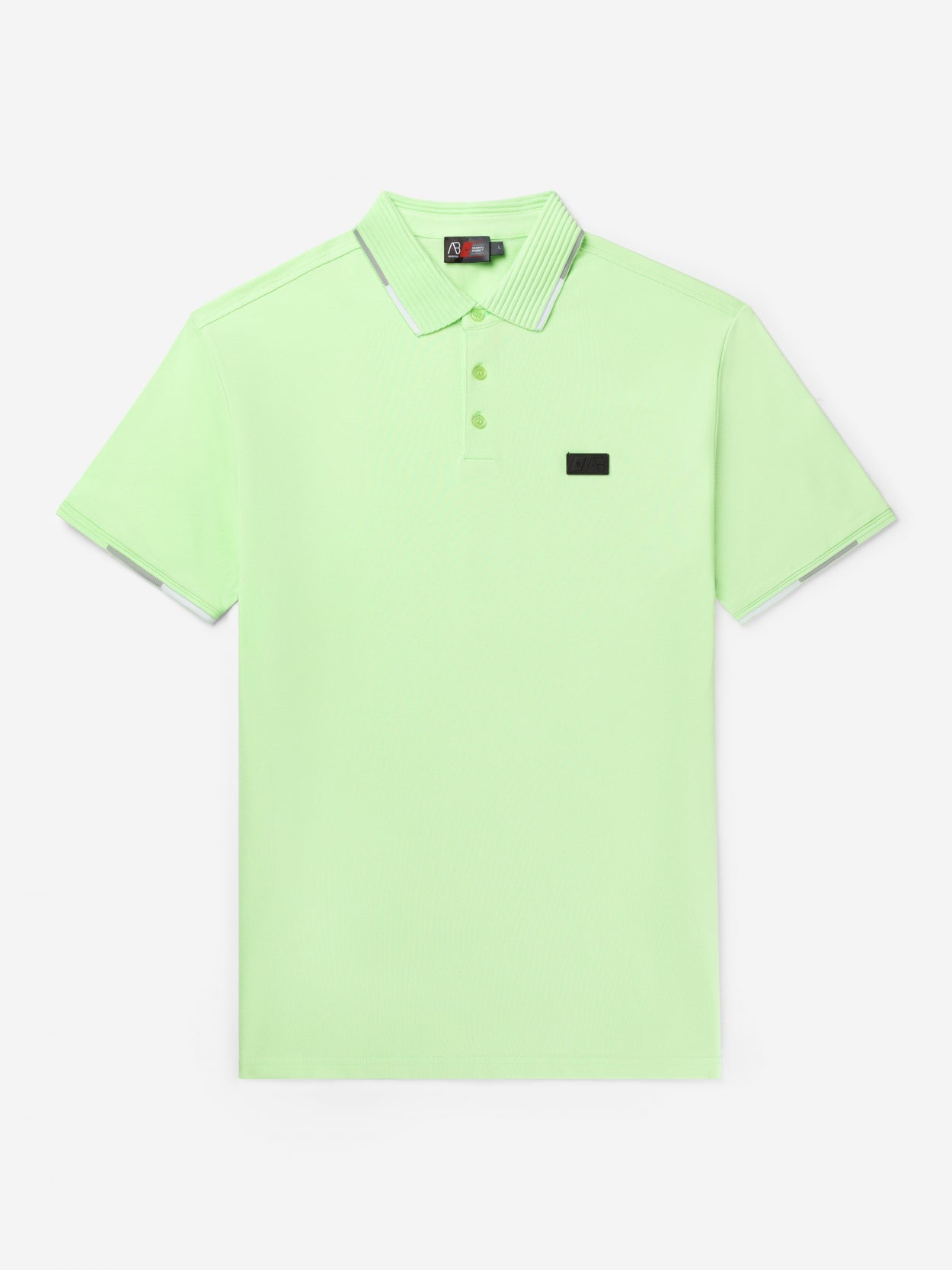 Triple Coloured Polo | Pastel Green