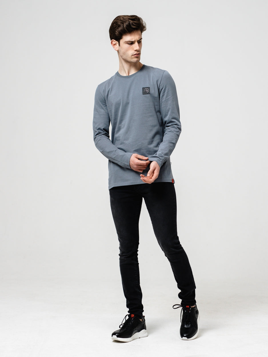 Longsleeve Tee | Grey - AB Lifestyle