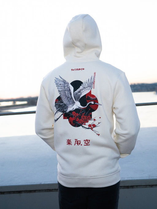 Ink  Vest (Crane) | White Swan