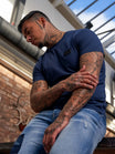 Platinum Tee | Dress Blues