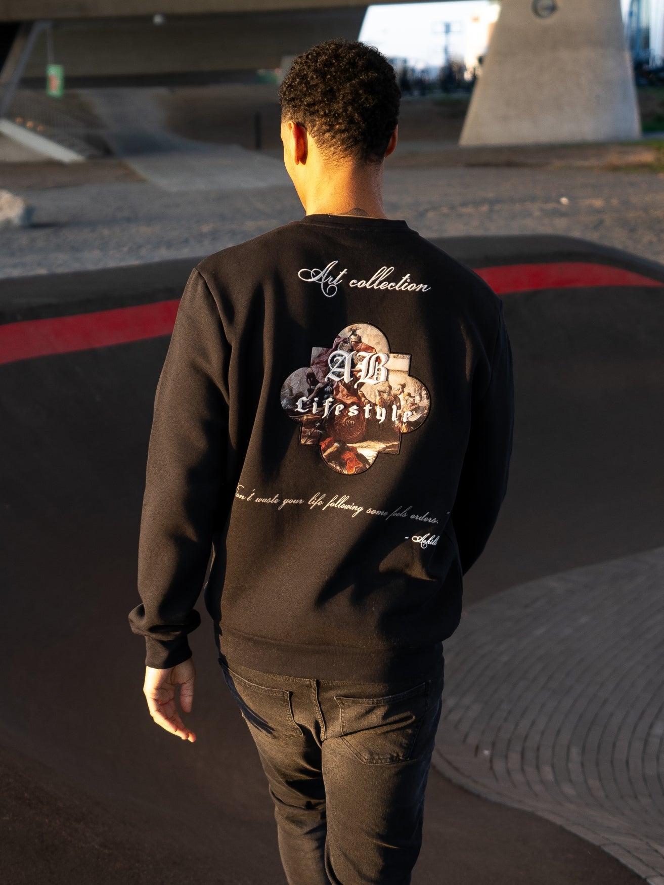 Art Crewneck | Jet Black