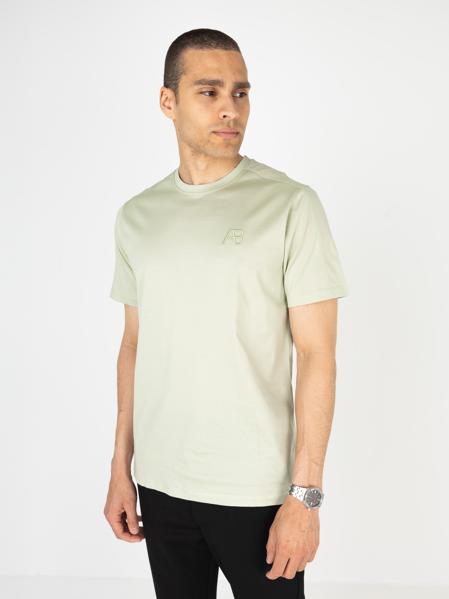 Premium Interlock Tee | Desert Sage