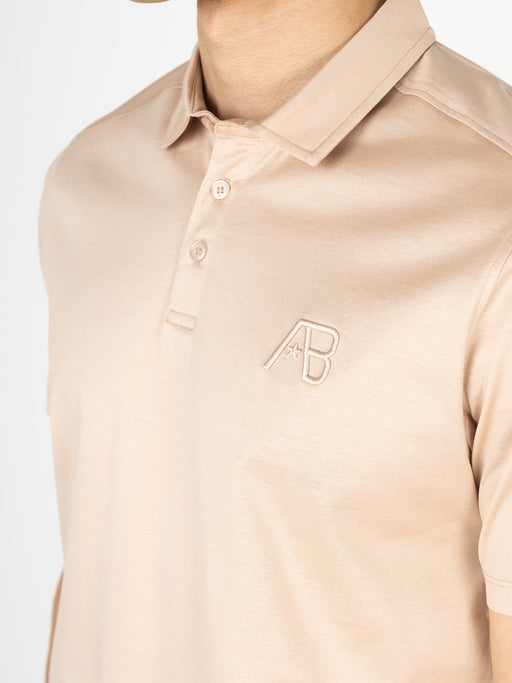 Premium Interlock Polo | Doeskin
