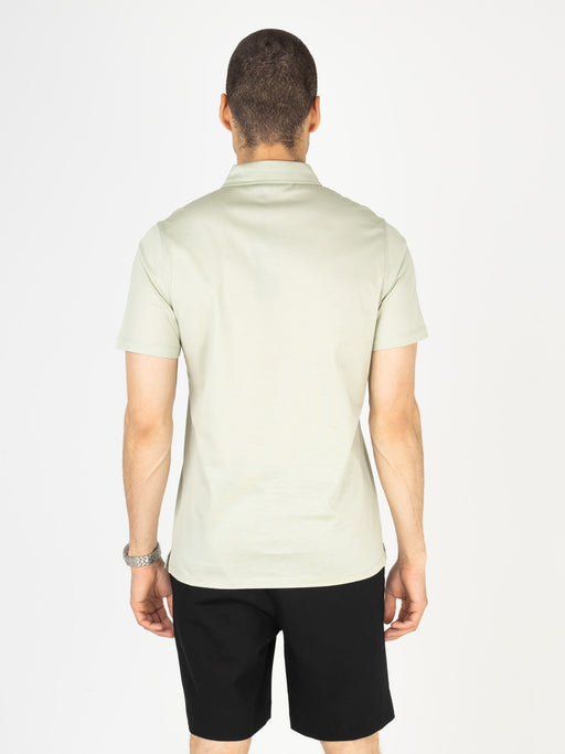 Premium Interlock Polo | Desert Sage