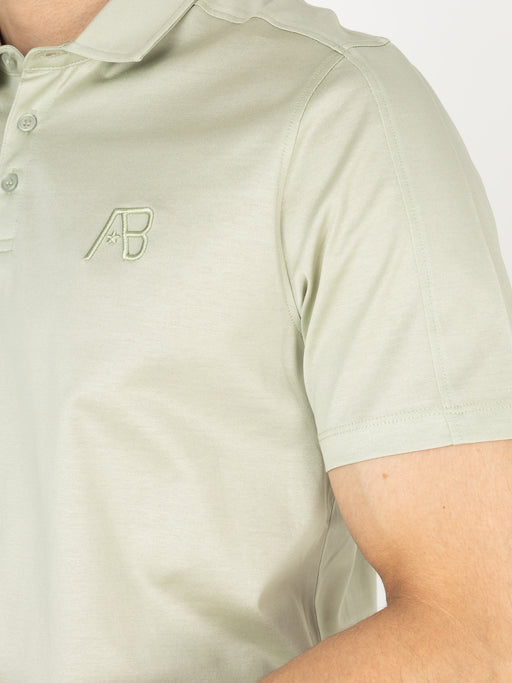 Premium Interlock Polo | Desert Sage