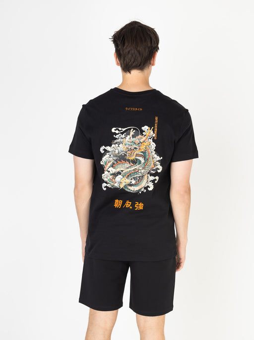 Ink Tee (Dragon) | Jet Black