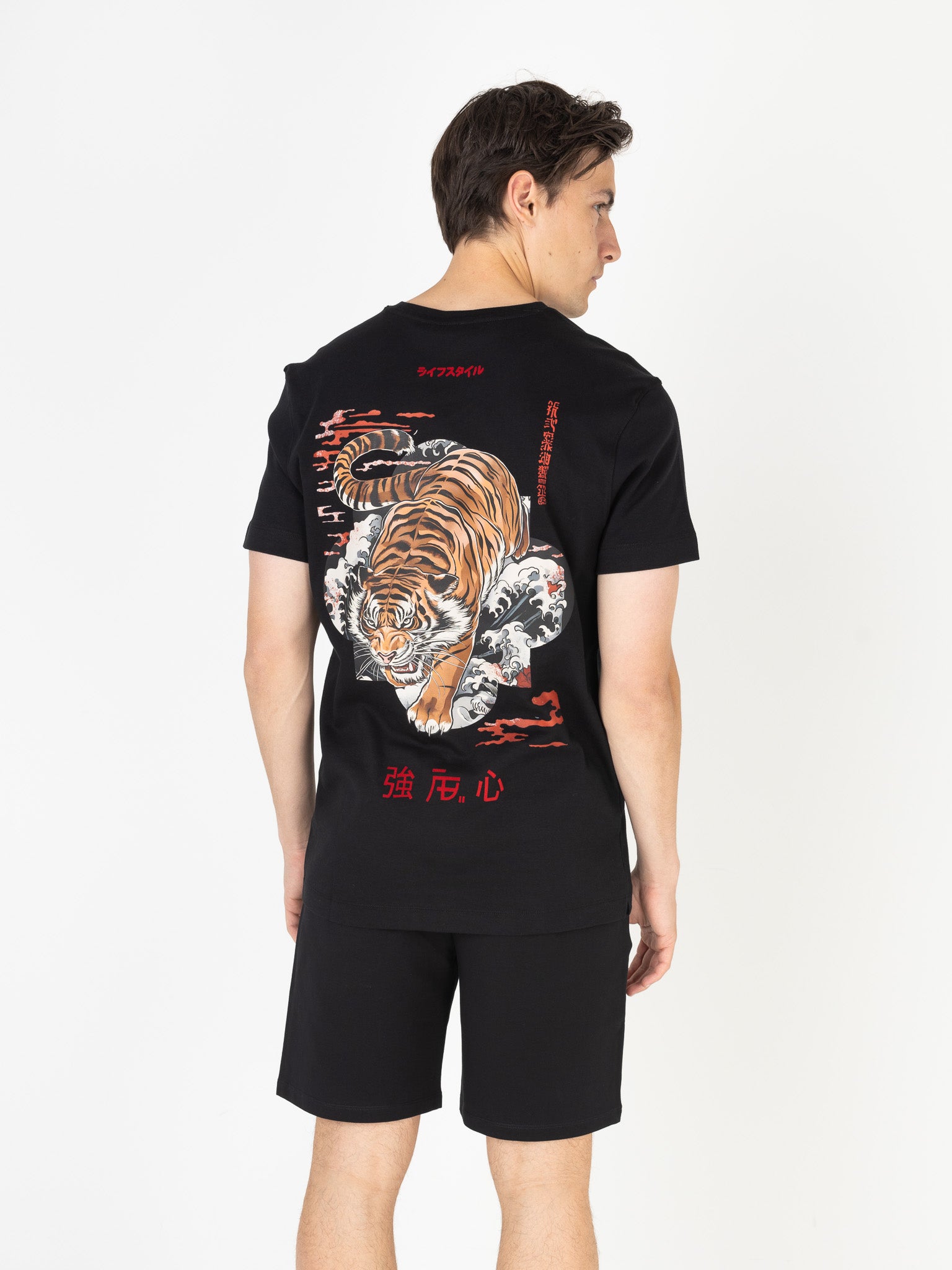 Ink Tee (Tiger) | Jet Black
