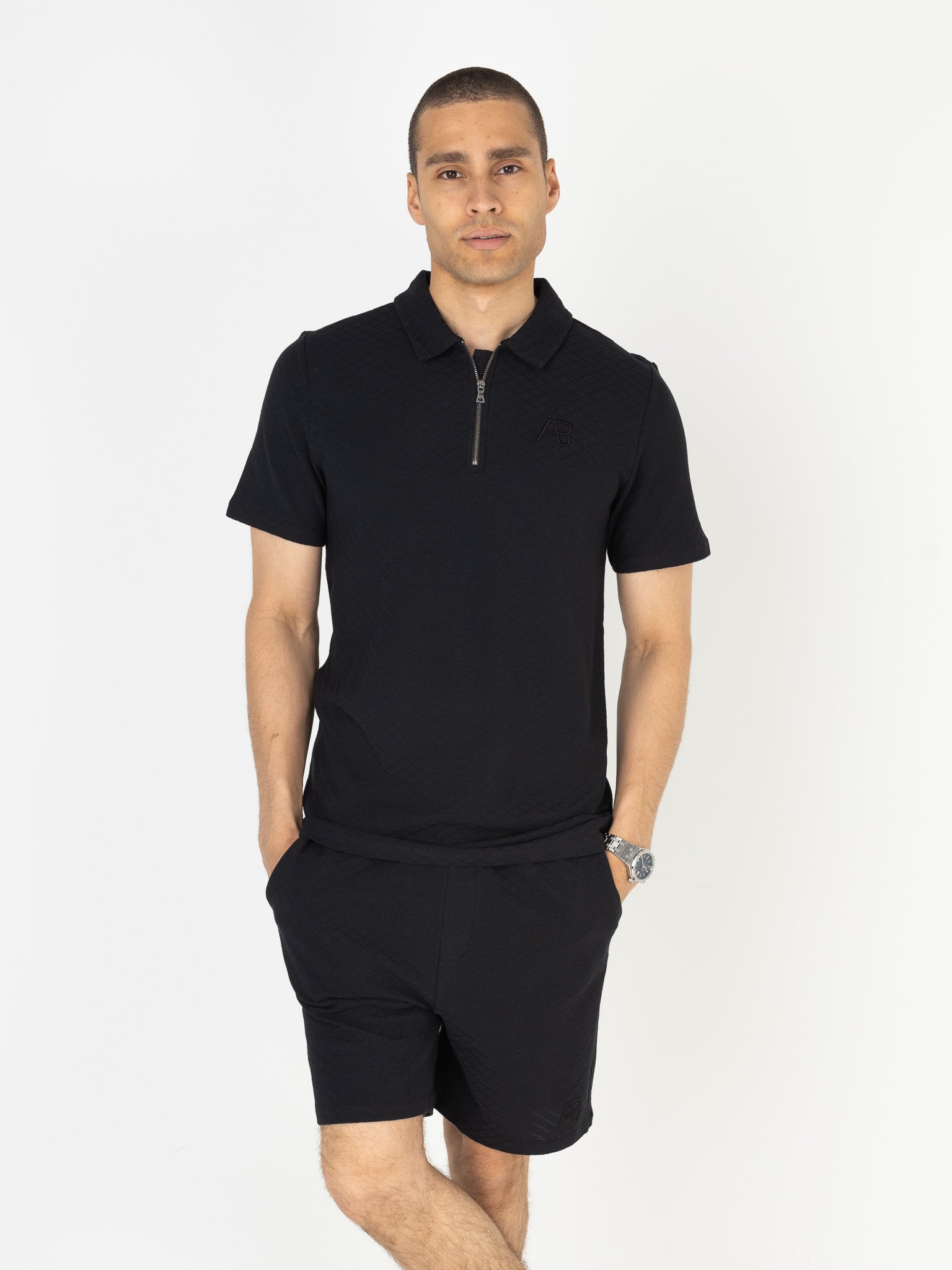 Prestige Set Polo | Jet Black