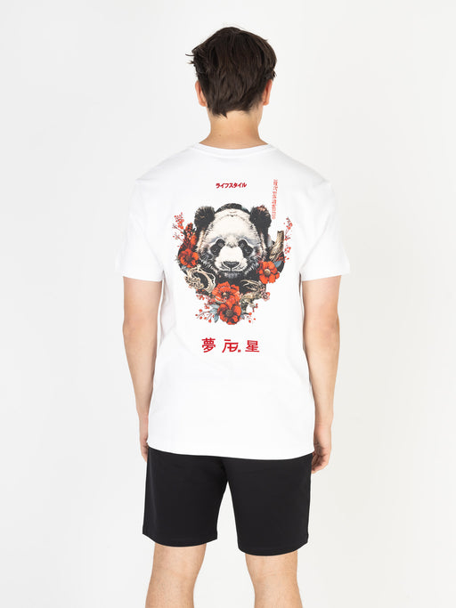 Ink Tee (Panda) | Bright White