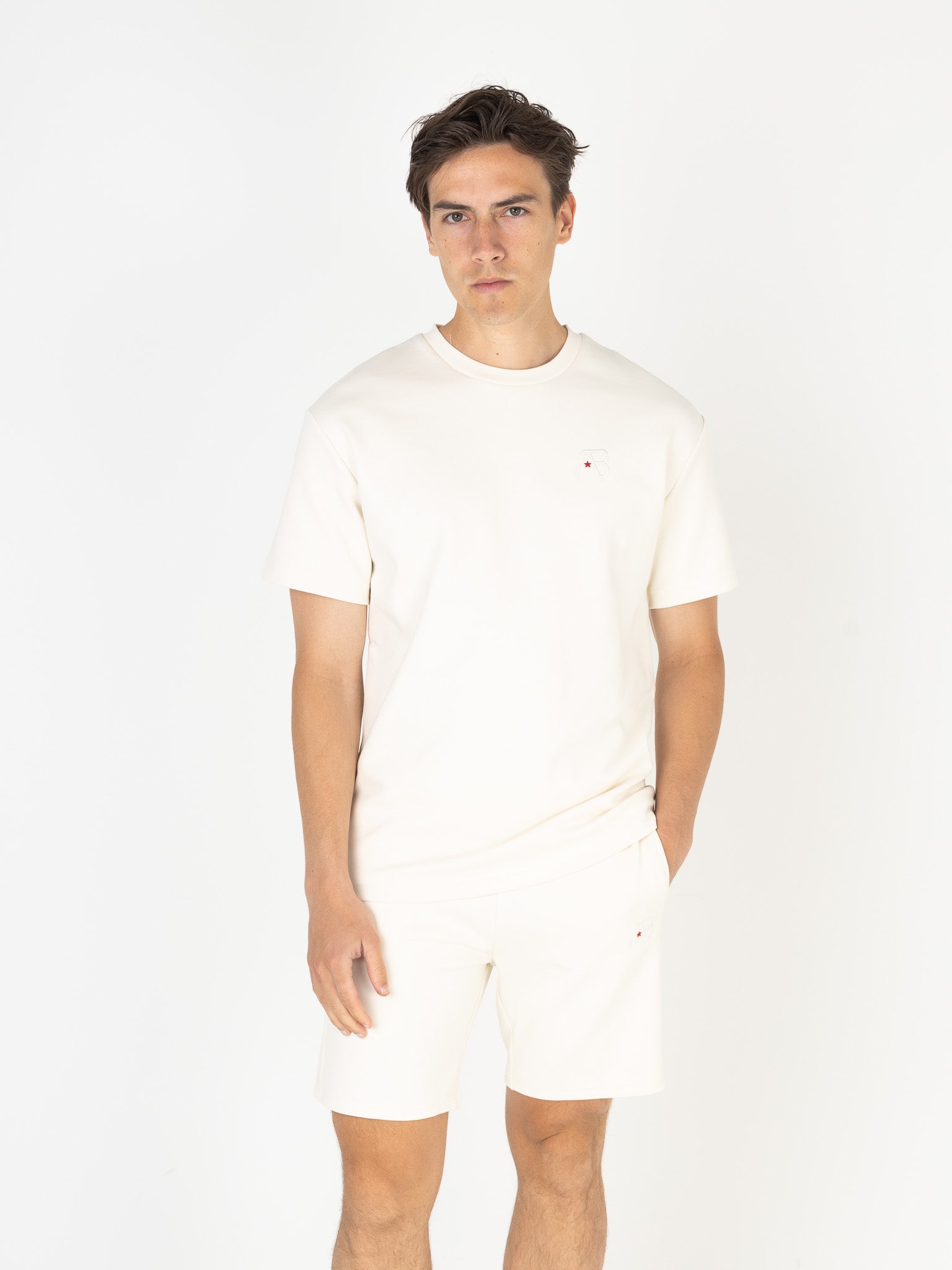 Basic Regular-Fit Tee | White Swan