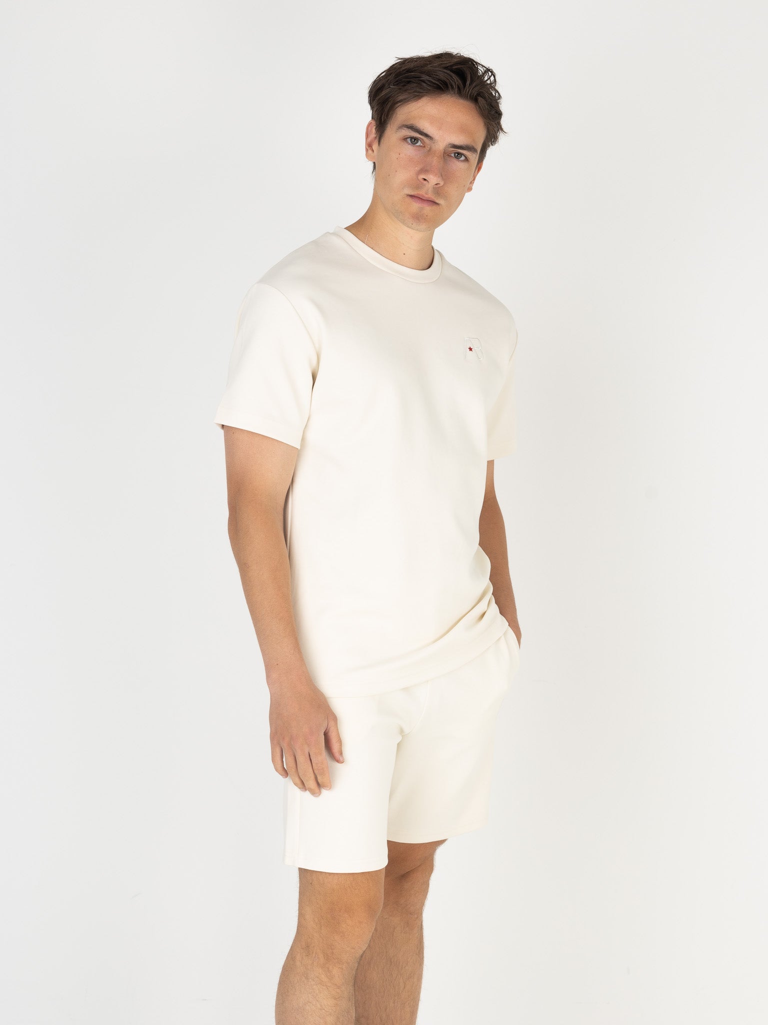 Basic Regular-Fit Tee | White Swan
