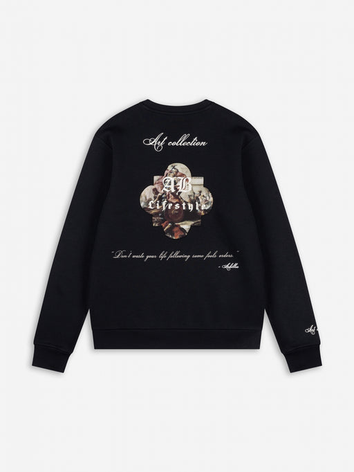 Art Crewneck | Jet Black