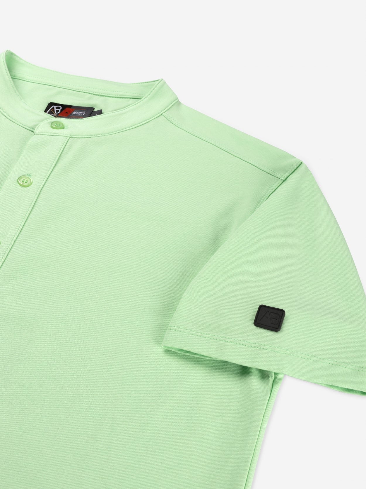Button Up Short-Sleeve | Pastel Green