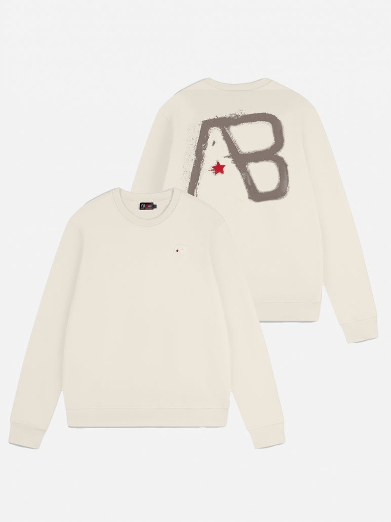 Canvas Crewneck | White Swan