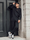Canvas Crewneck | Jet Black