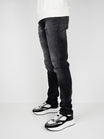 Slim-Fit Denim Jeans Paint | Dark Blue | Jet Black