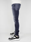 Slim-Fit Denim Jeans Paint | Dark Blue | Dark Blue