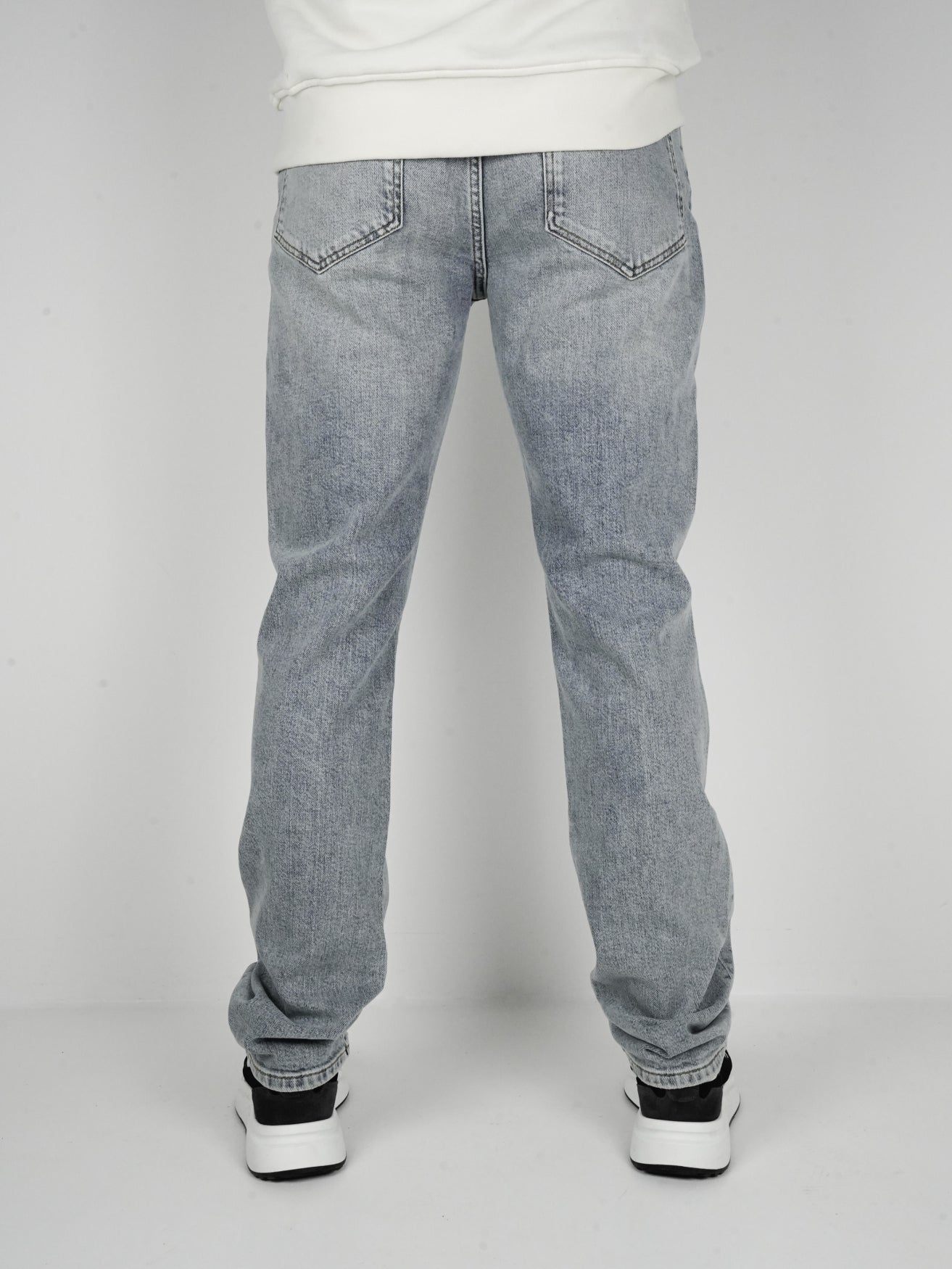 Slim-Fit Denim Jeans Paint | Dark Blue | Light Blue