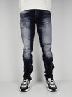 Slim-Fit Denim Jeans Paint | Dark Blue | Dark Blue