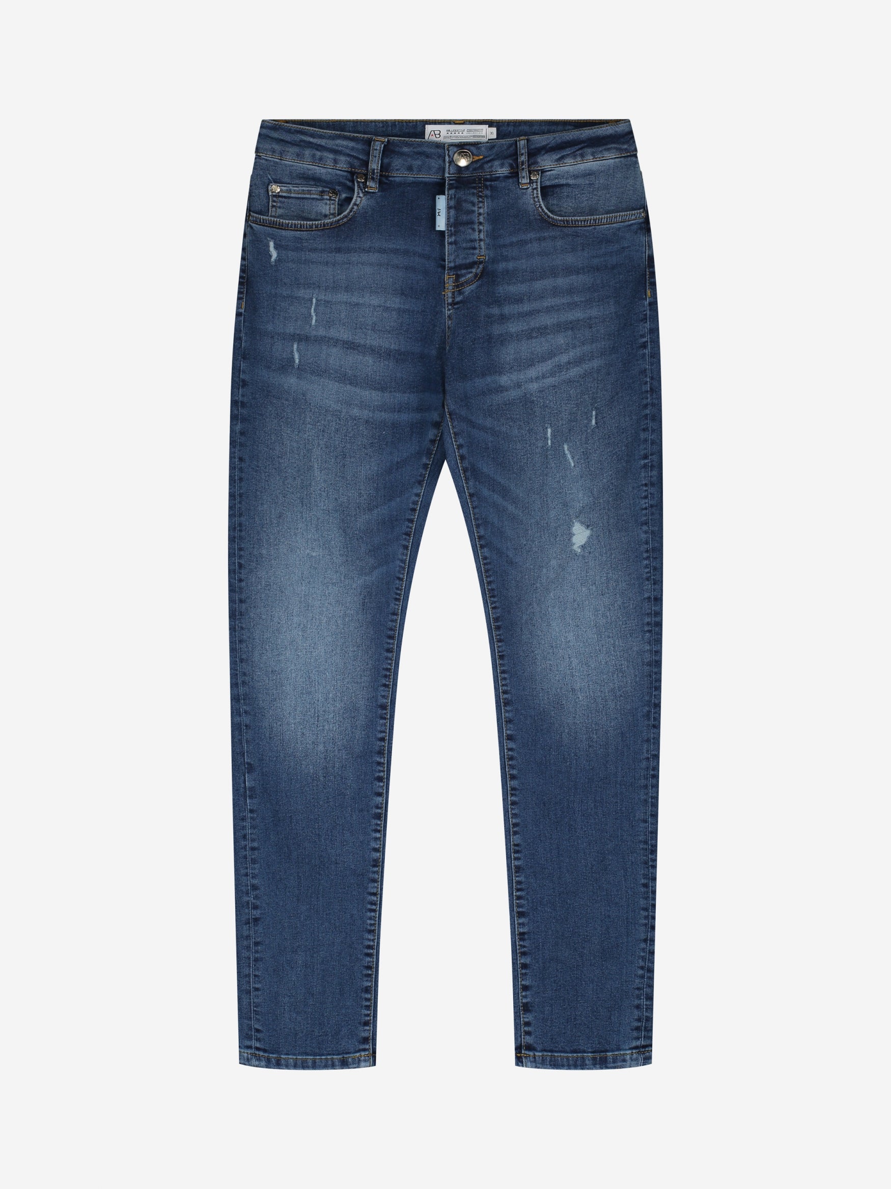 Slim-Fit Denim Jeans Paint | Dark Blue | Dark Blue