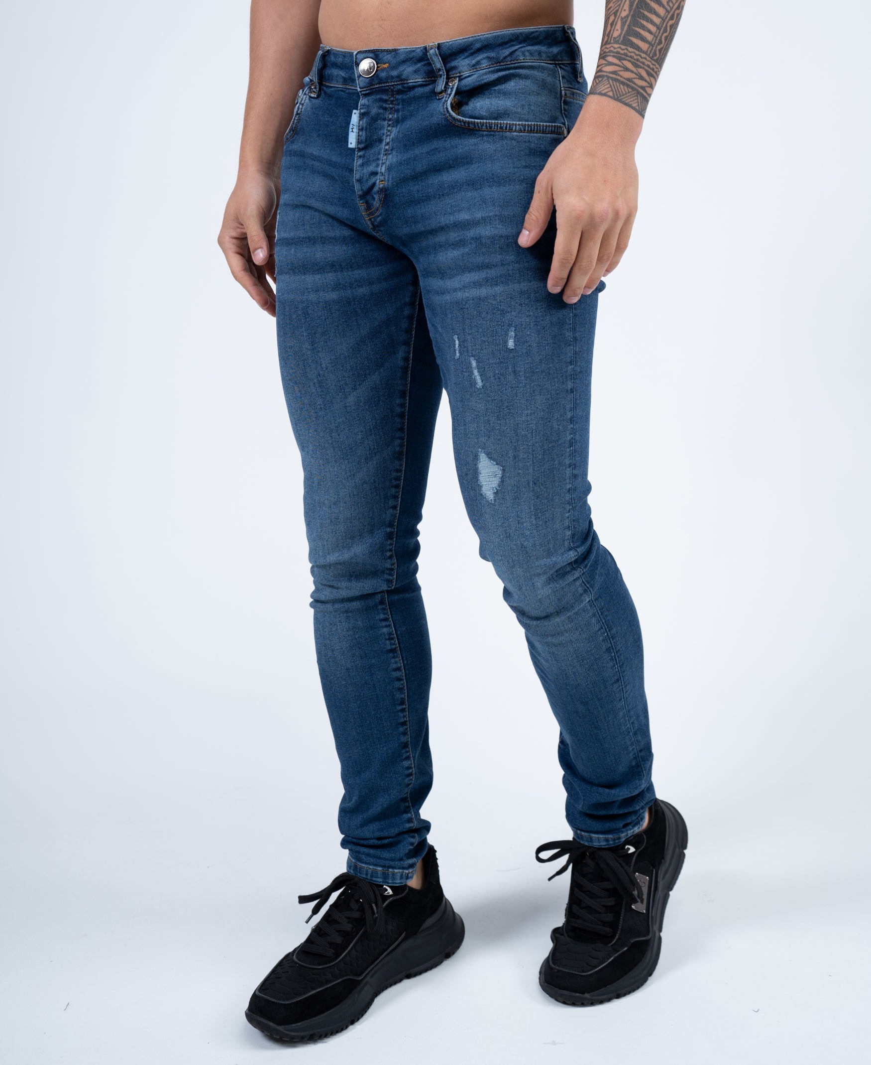 Slim-Fit Denim Jeans | Dark Blue
