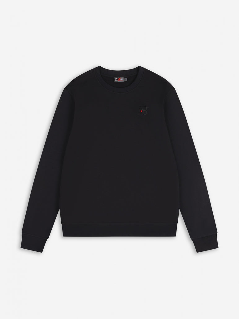 Canvas Crewneck | Jet Black