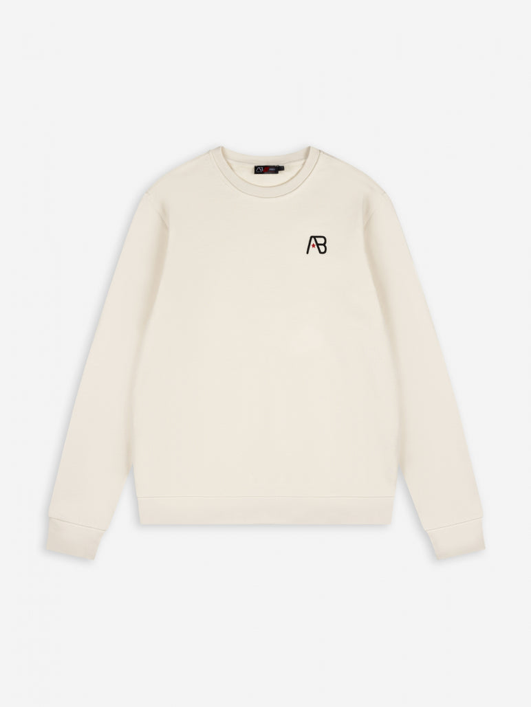 Canvas Crewneck | White Swan