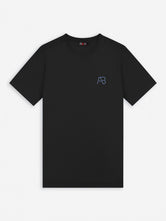 Festival Tee | Jet Black / Cornflower Blue