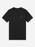 Festival Tee | Jet Black / Cornflower Blue