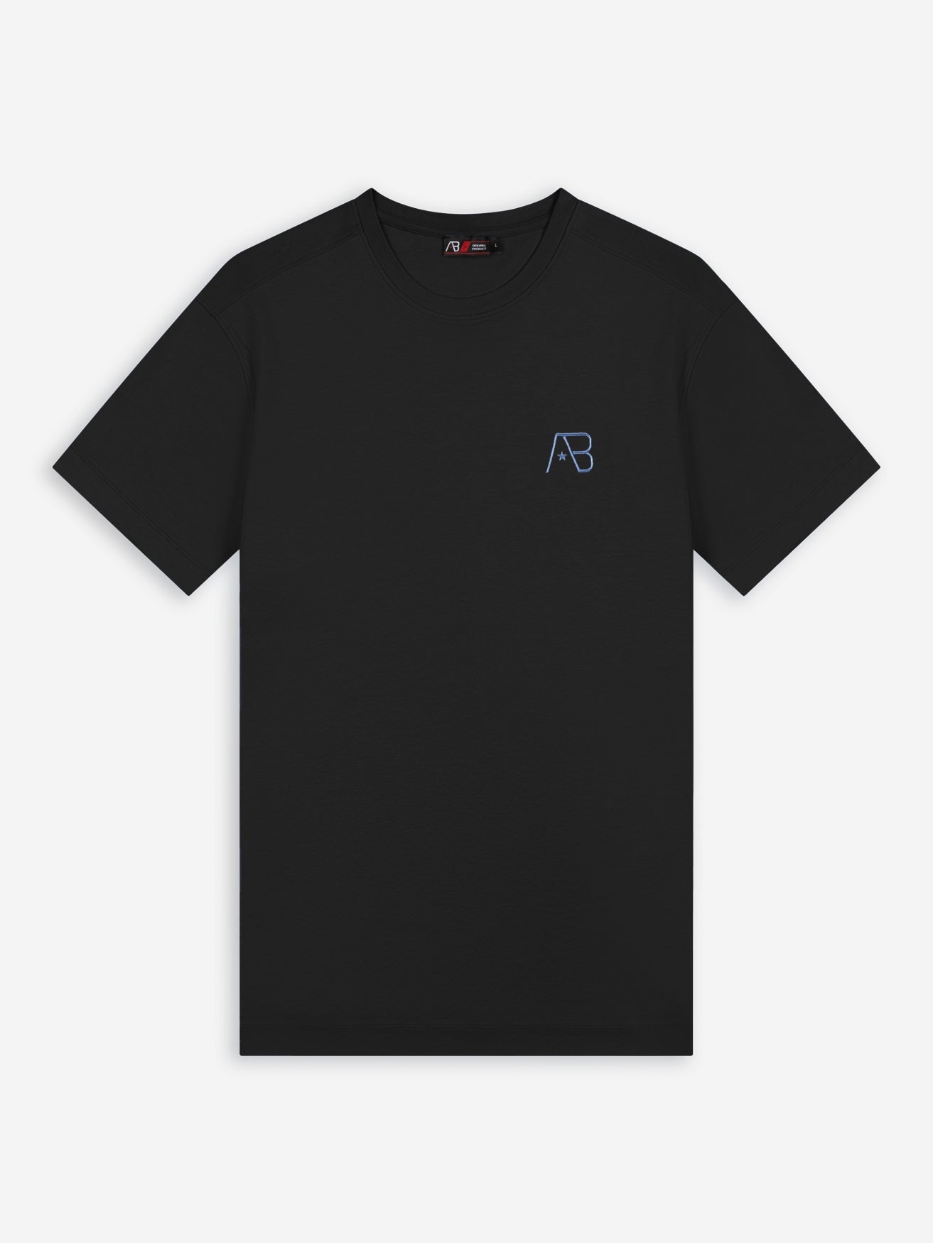 Festival Tee | Jet Black / Cornflower Blue
