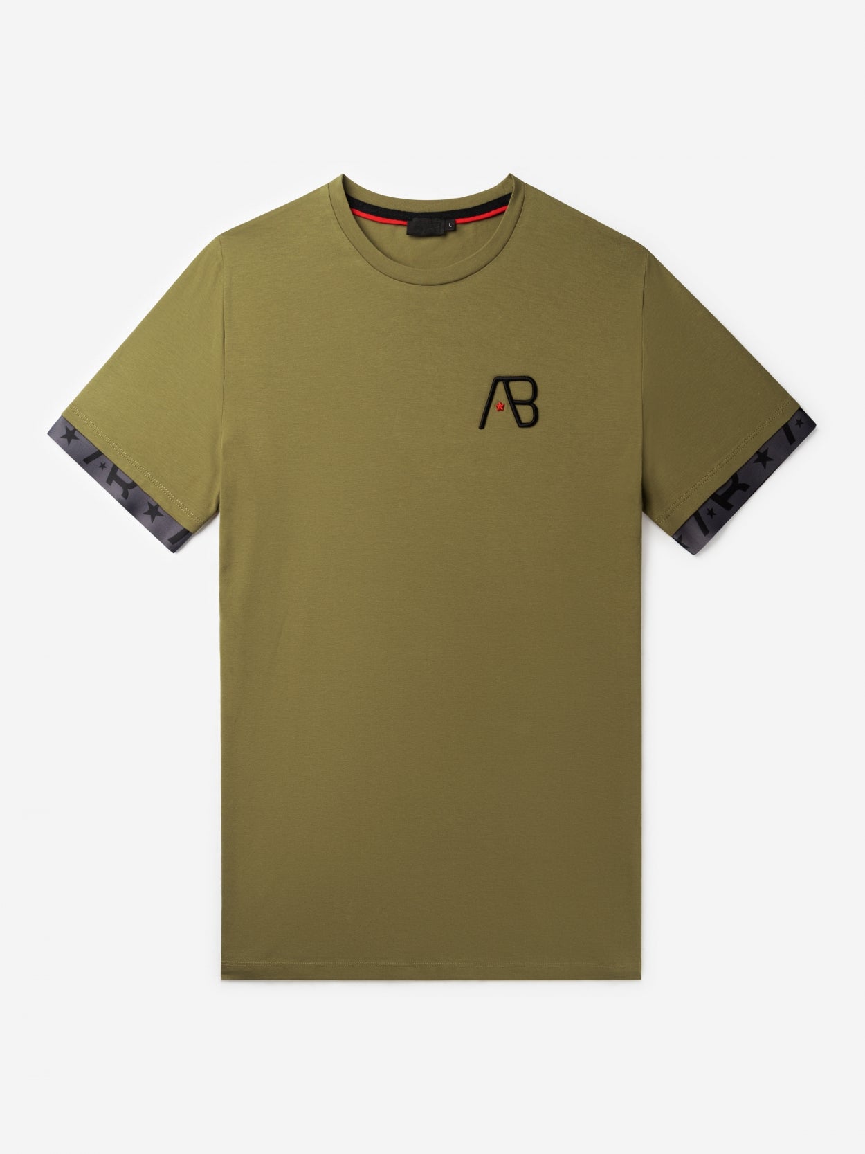 Flag Tee | Ghotic Olive