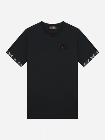 Flag Tee | Jet Black