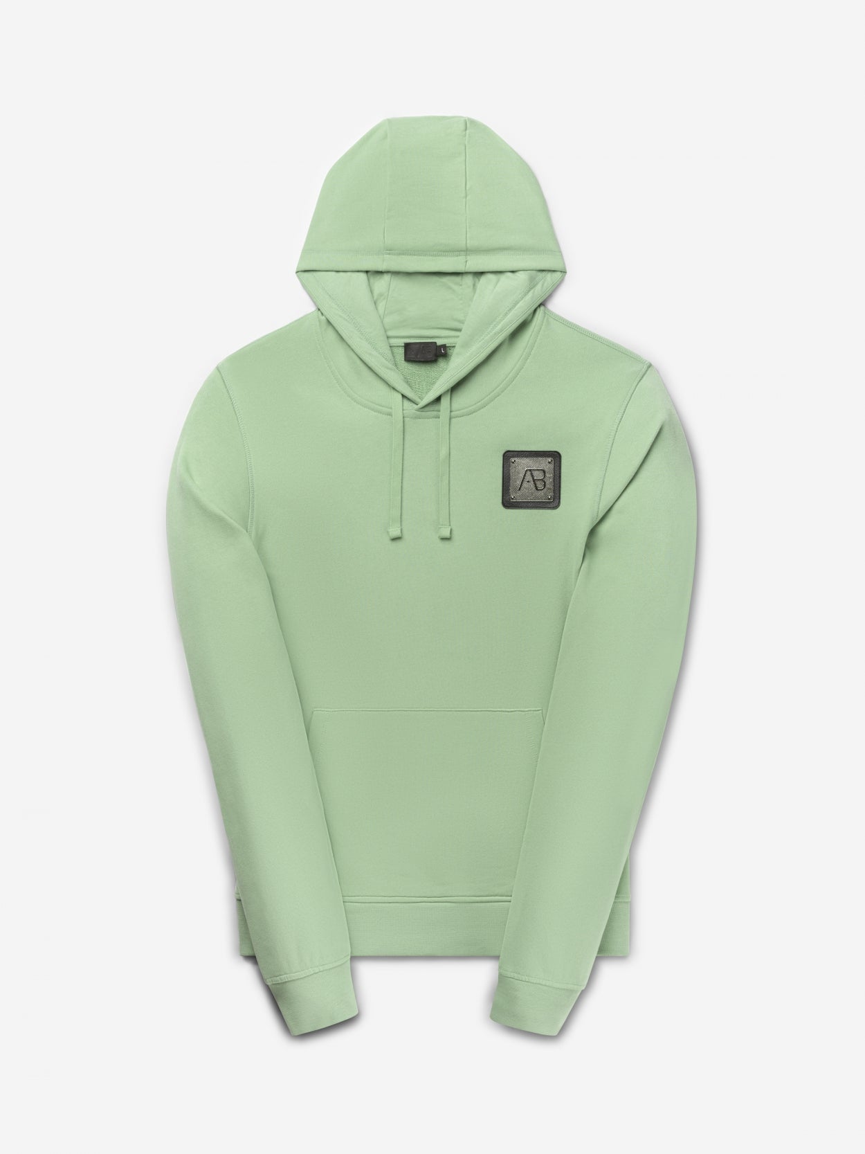 Slim-Fit Metal Hoodie | Sage Green