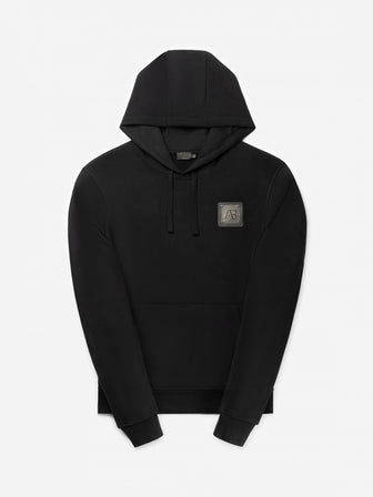 Slim-Fit Metal Hoodie | Jet Black