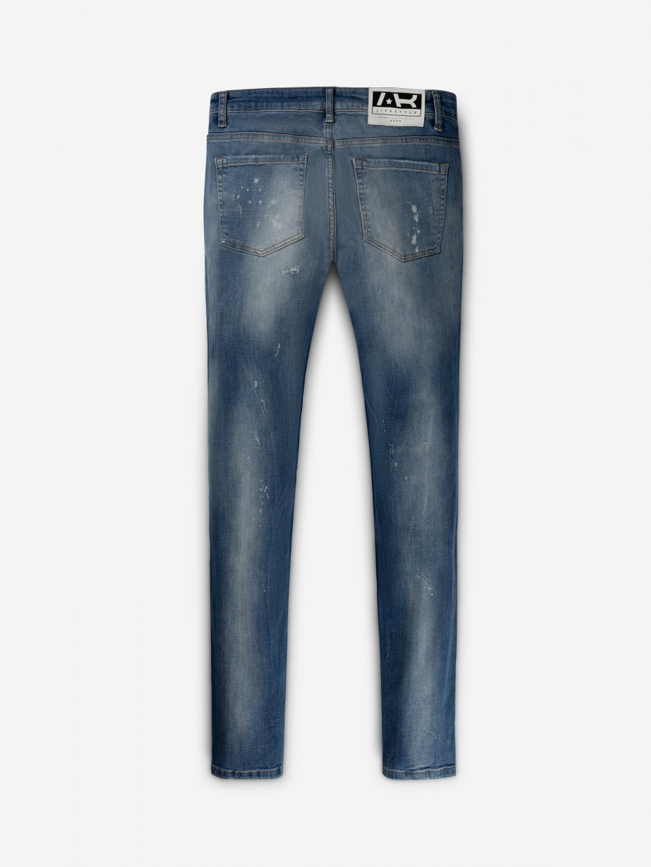 Slim Denim Jeans | Light Blue - Washed