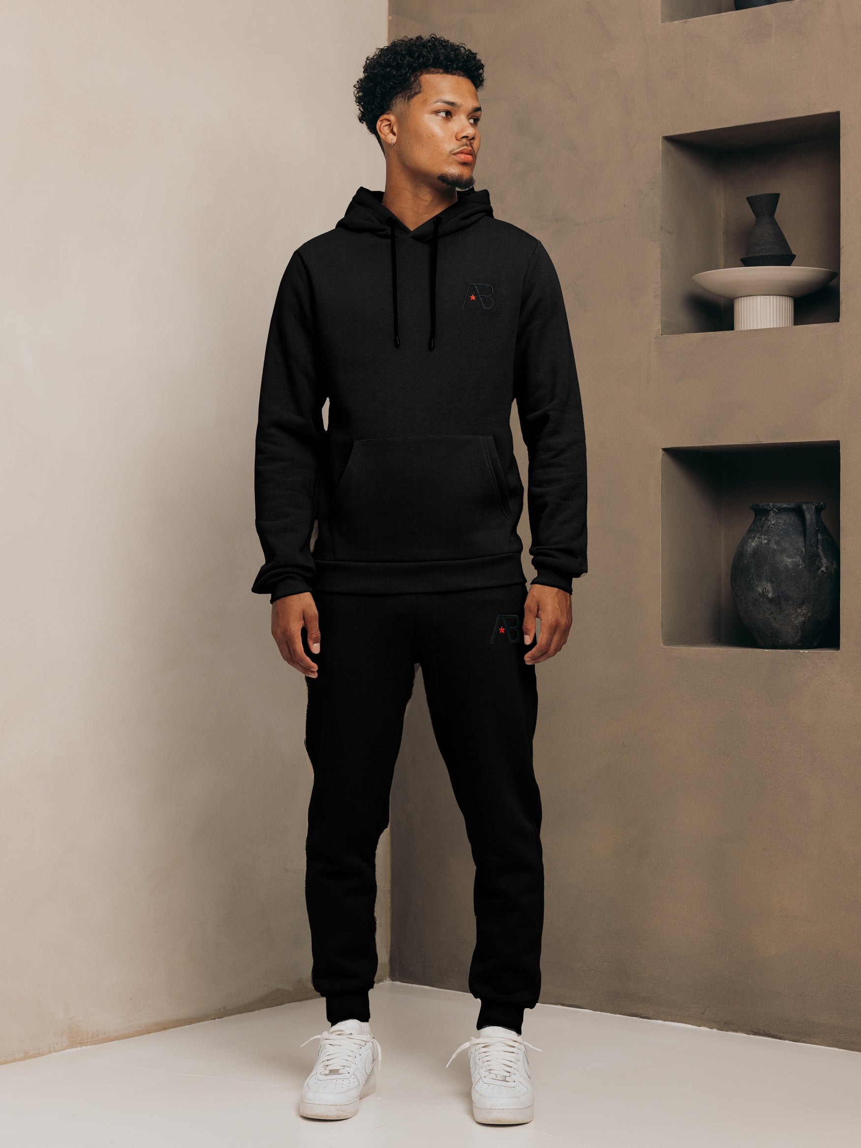 Essential Hoodie | Jet Black