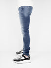 Slim-Fit Denim Jeans Paint | Dark Blue | Dark Blue