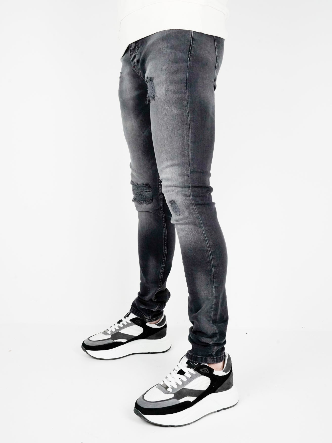 Los Angeles Denim Jeans (Slim-Fit) | Jet Black