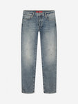 Slim-Fit Denim Jeans Paint | Dark Blue | Sand Blue