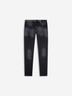 Slim-Fit Denim Jeans Paint | Dark Blue | Jet Black