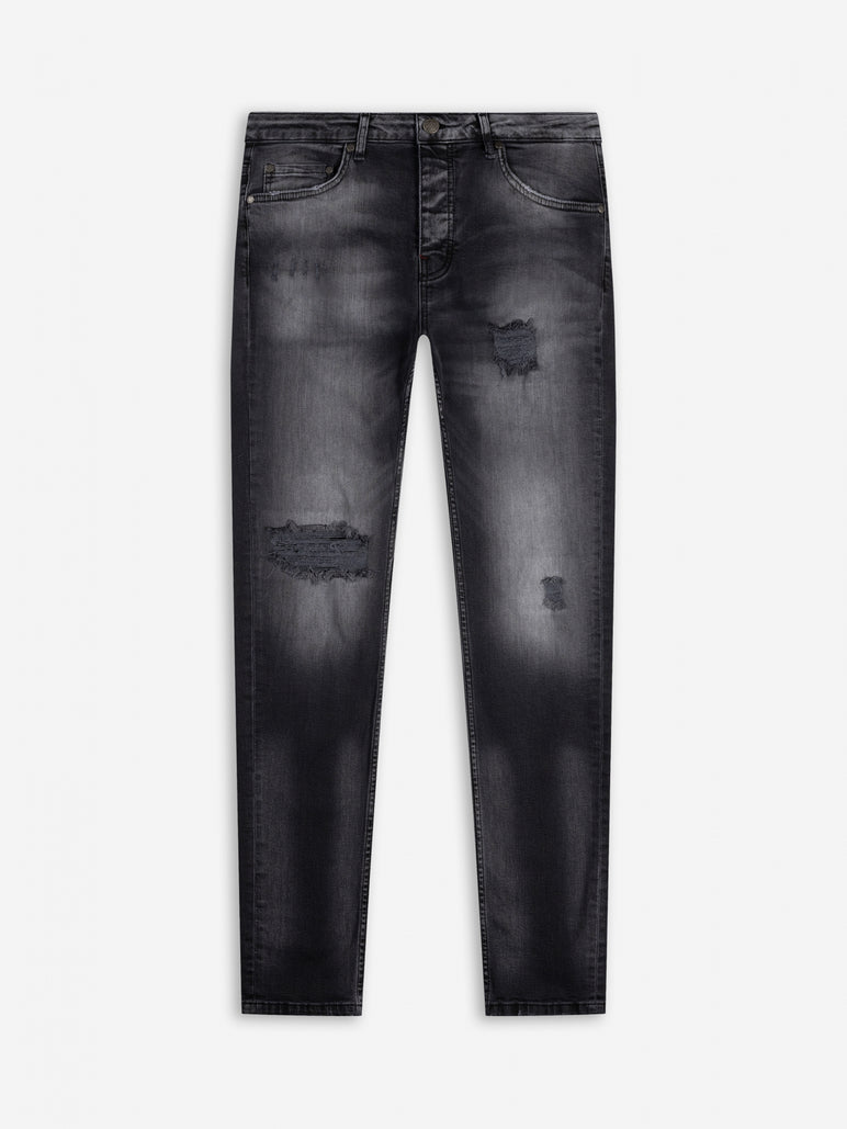 Los Angeles Denim Jeans (Slim-Fit) | Jet Black