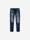 Slim-Fit Denim Jeans Paint | Dark Blue | Dark Blue