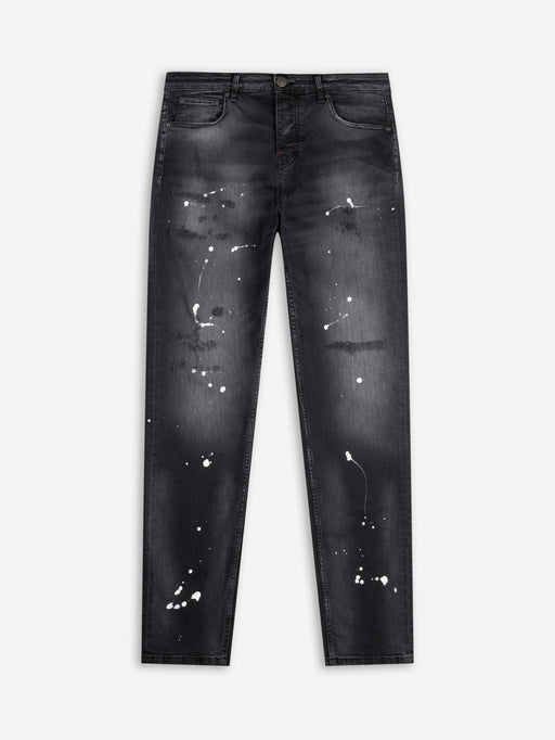 Macau Denim Jeans (Regular-Fit) | Jet Black