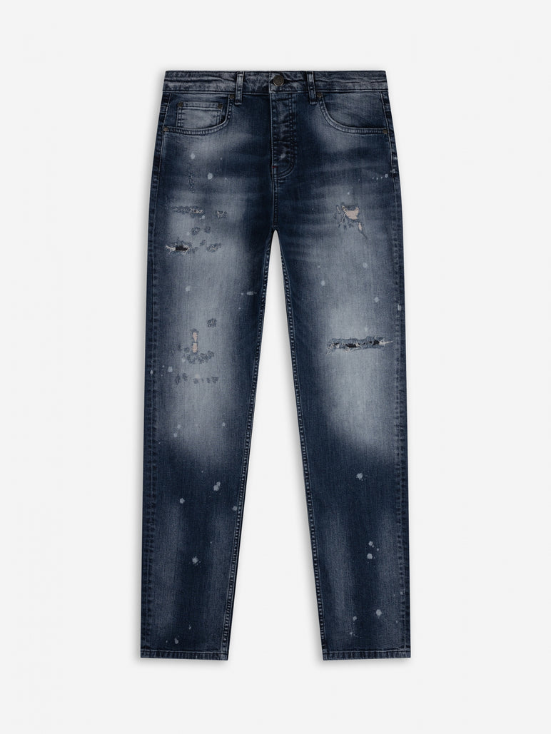 Macau Denim Jeans (Regular-Fit) | Dark Blue