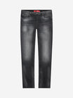 Slim-Fit Denim Jeans Paint | Dark Blue | Jet Black