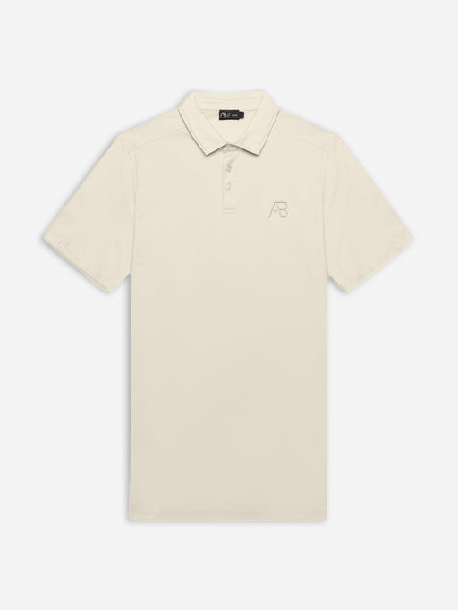 Premium Interlock Polo | White Swan