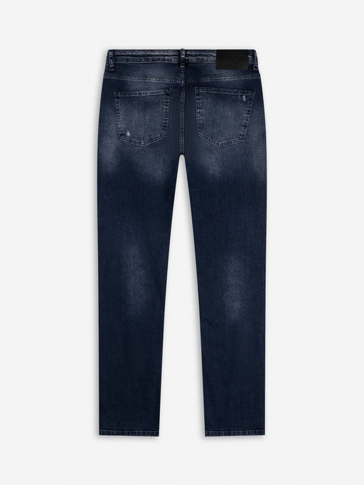 Slim-Fit Denim Jeans Paint | Dark Blue | Dark Blue